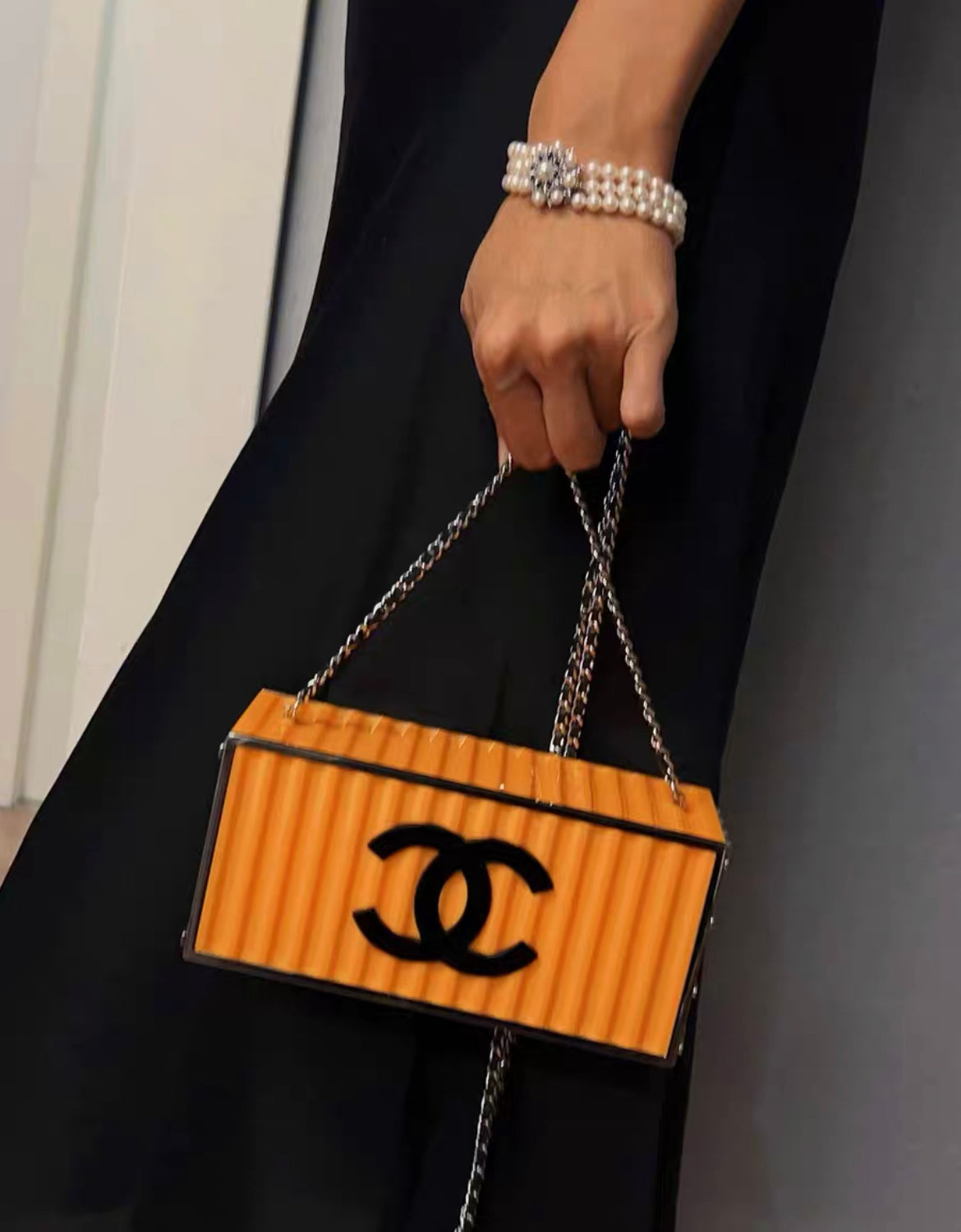 Chanel Yellow Paris Hamburg Shipping Container MinaudiÃ¨re Clutch Bag 2017