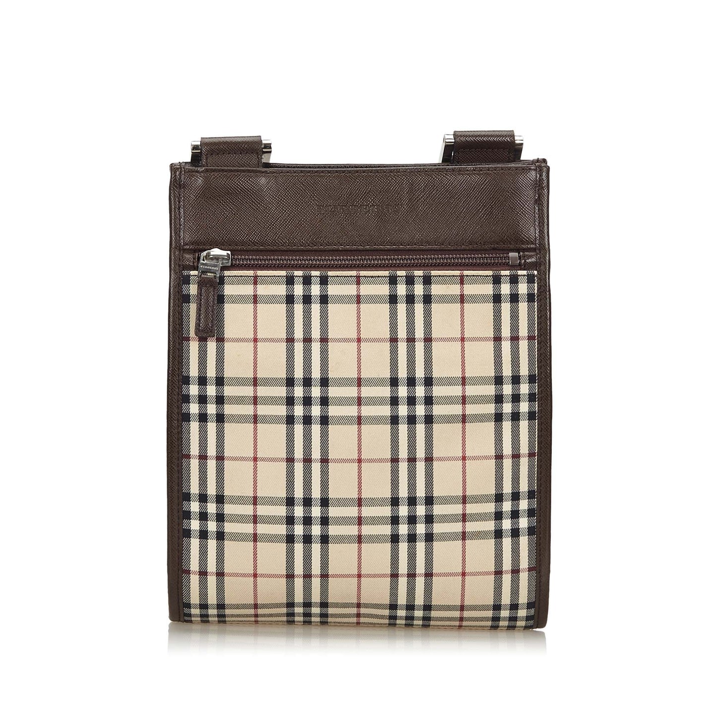 Burberry Brown Ho Check Nylon Crossbody Bag United Kingdom
