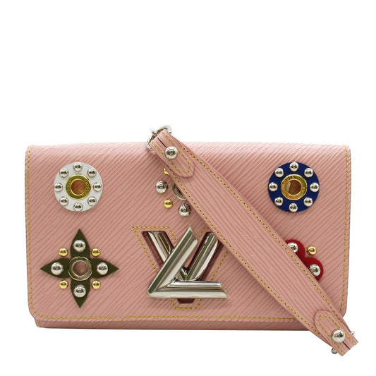 LOUIS VUITTON Epi Mechanical Flowers Twist MM Crossbody Bag