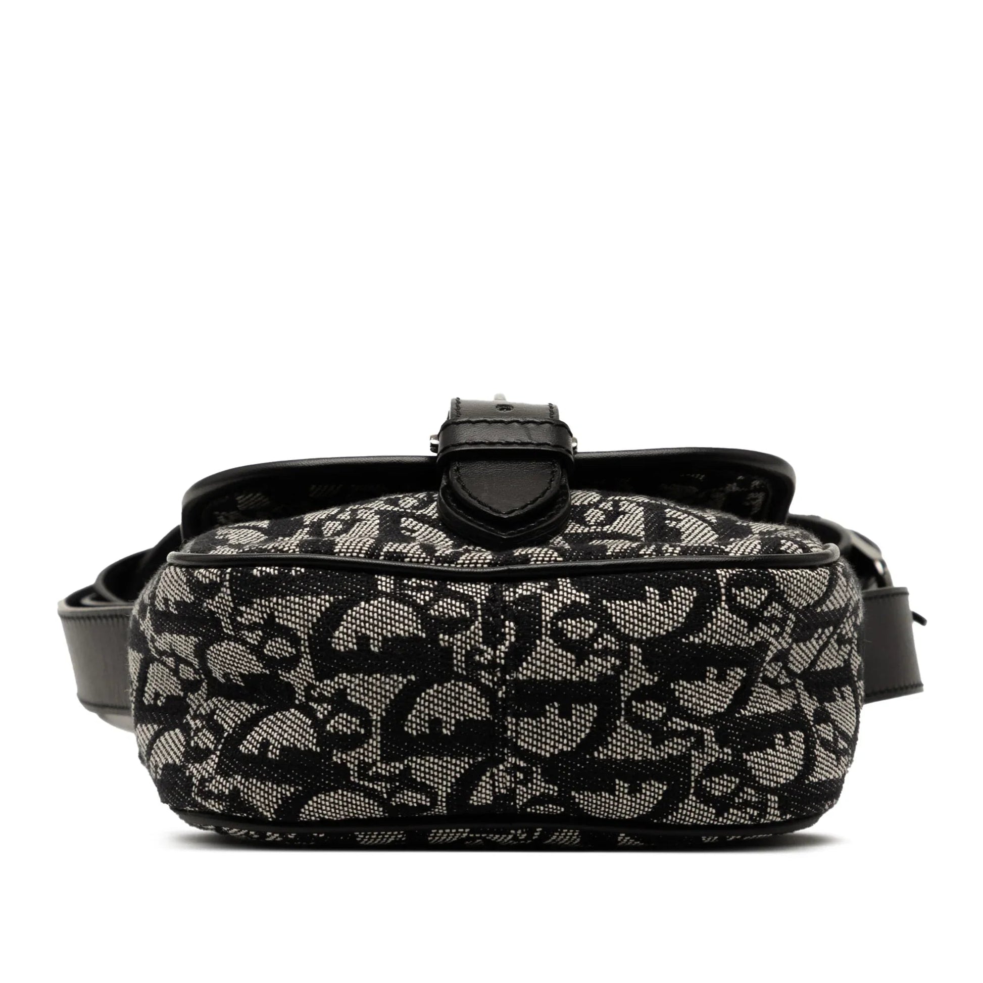 Black Dior Diorissimo Trotter Canvas Crossbody