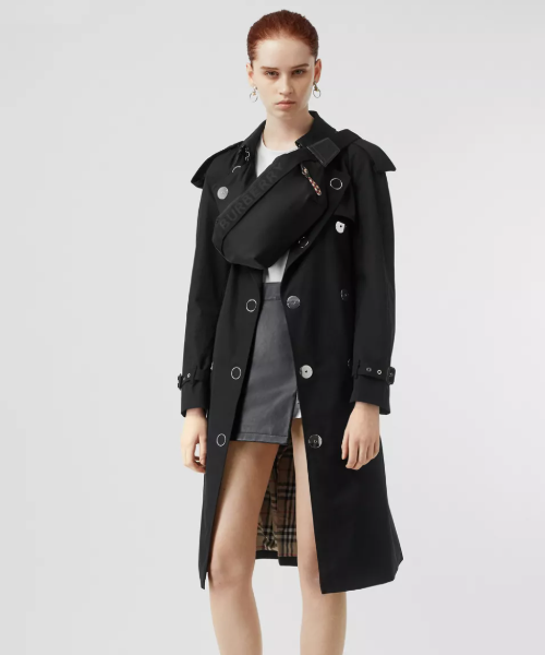 Burberry Logo Detail ECONYL® Sonny Bum Bag Black