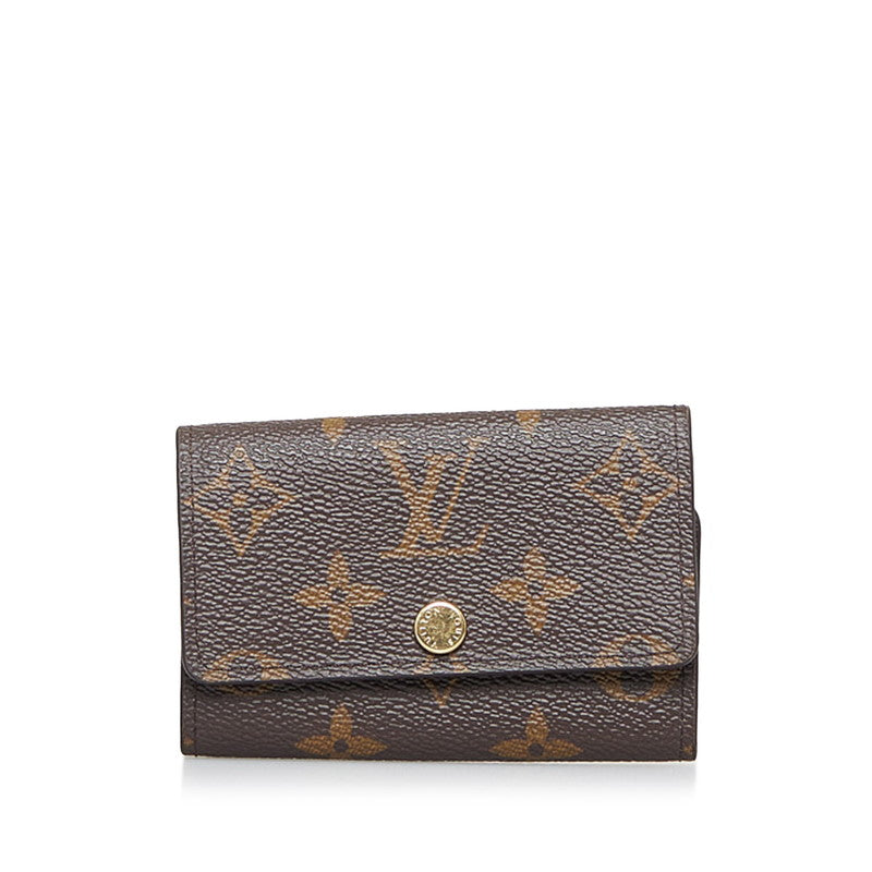 Louis Vuitton Monogram M60701 Keycase PVC/Leather Brown Fushai Fushai