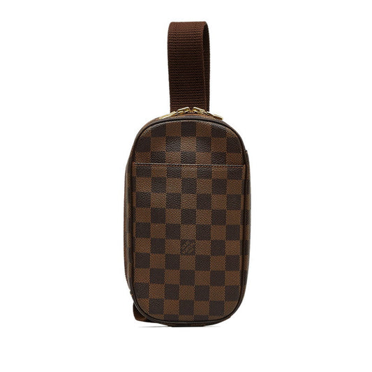 Louis Vuitton Damiere Gansu Special Order Body Bag N51870 Brown PVC Leather Louis Vuitton