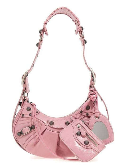 Luxury Balenciaga Trending 2026 Le Cagole XS Lambskin Shoulder Bag Pink