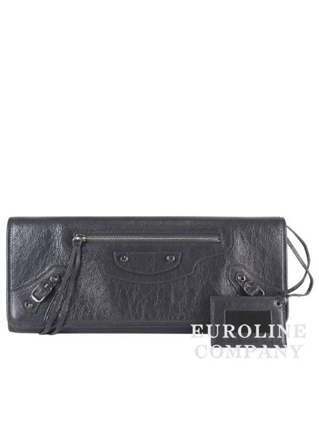 Luxury Balenciaga Trending 2026 Classic Leather Clutch Bag Grease Fosil