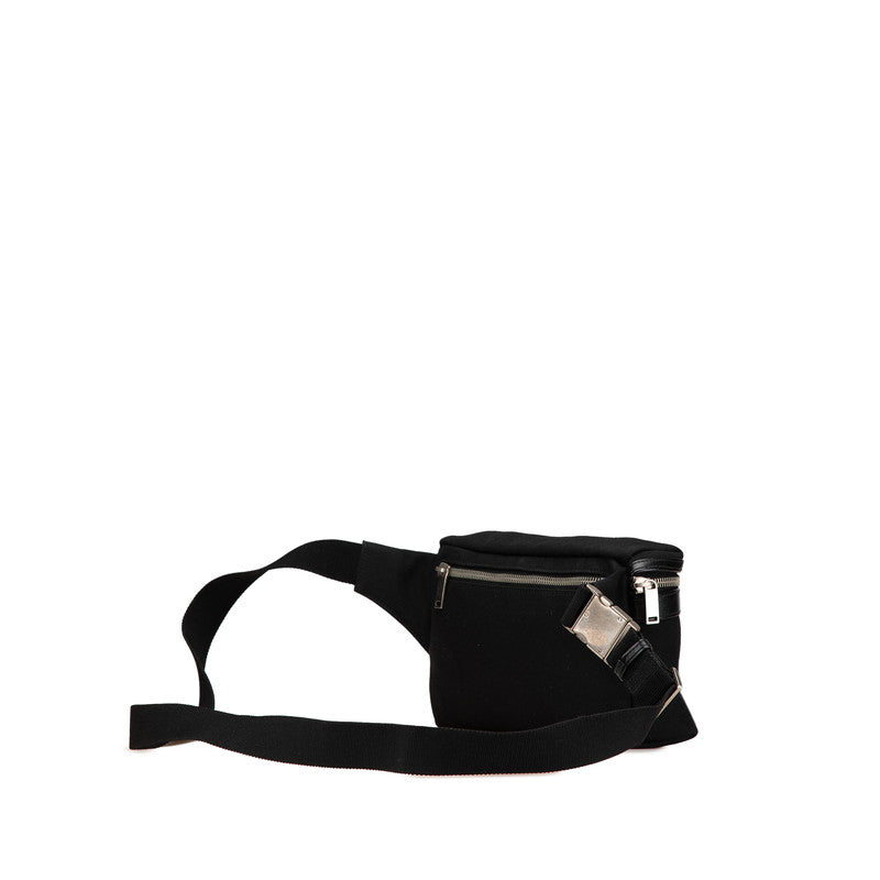 Saint Laurent City Canvas Leather Waist Bag