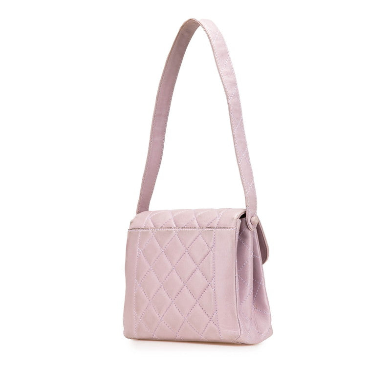 Chanel Diana Matelasse Lambskin Shoulder Bag