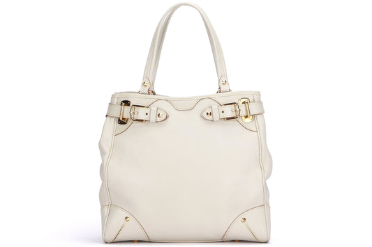 LOUIS VUITTON LE MAJESTUEUX BLANC COLOR SUHALI LEATHER ( ), WITH DUST COVER Handbag
