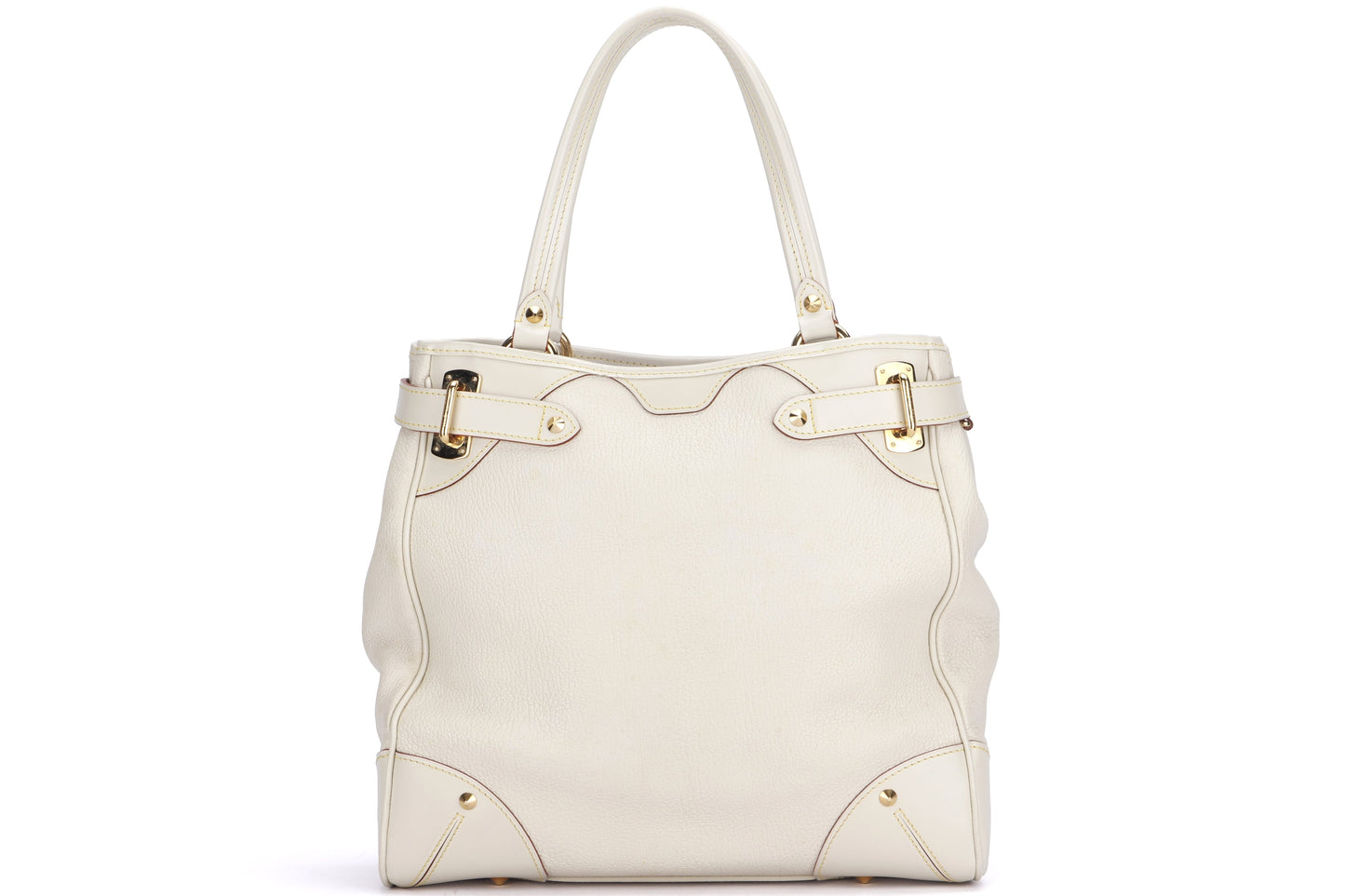 LOUIS VUITTON LE MAJESTUEUX BLANC COLOR SUHALI LEATHER ( ), WITH DUST COVER Handbag