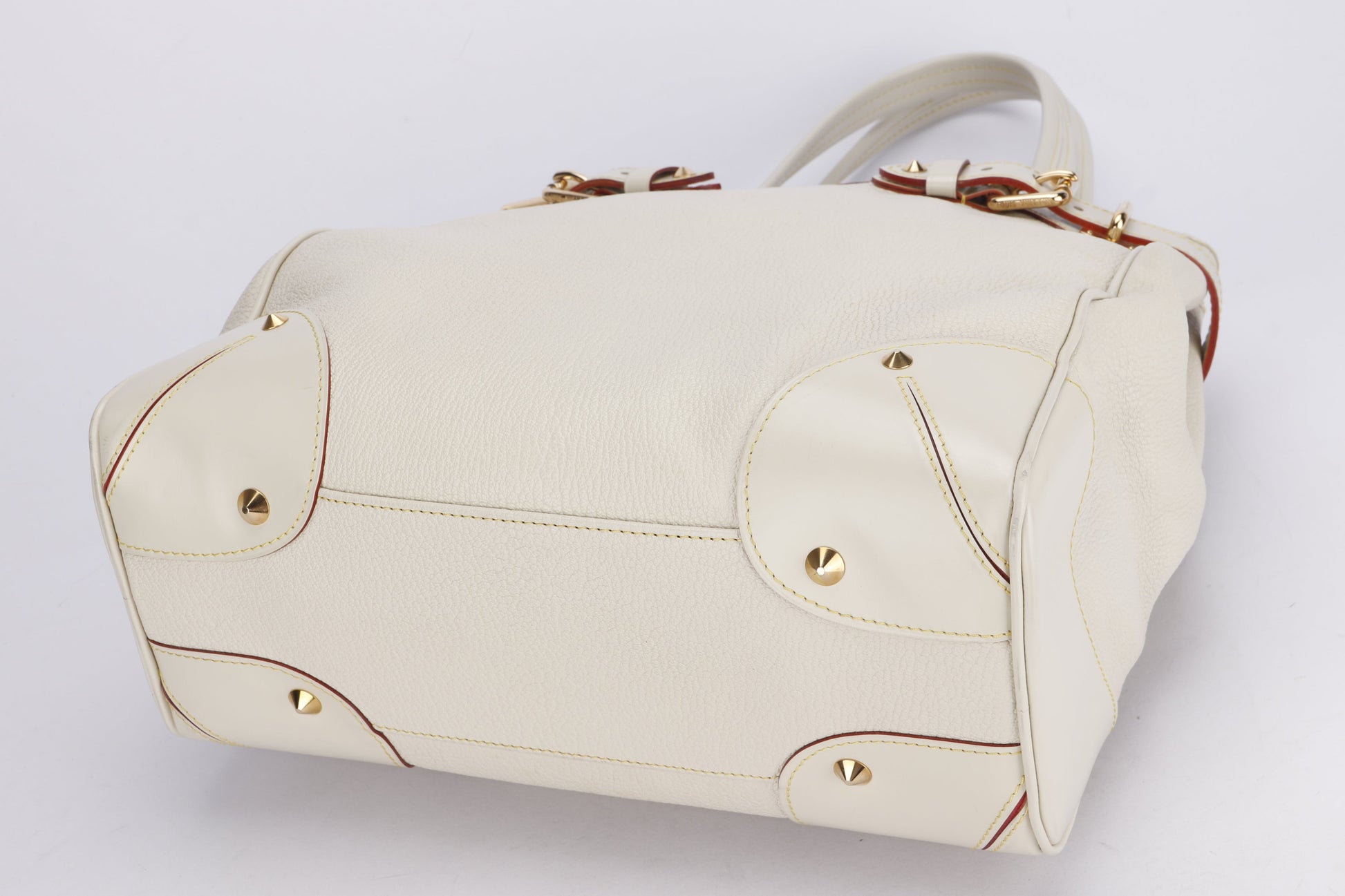 LOUIS VUITTON LE MAJESTUEUX BLANC COLOR SUHALI LEATHER ( ), WITH DUST COVER Handbag