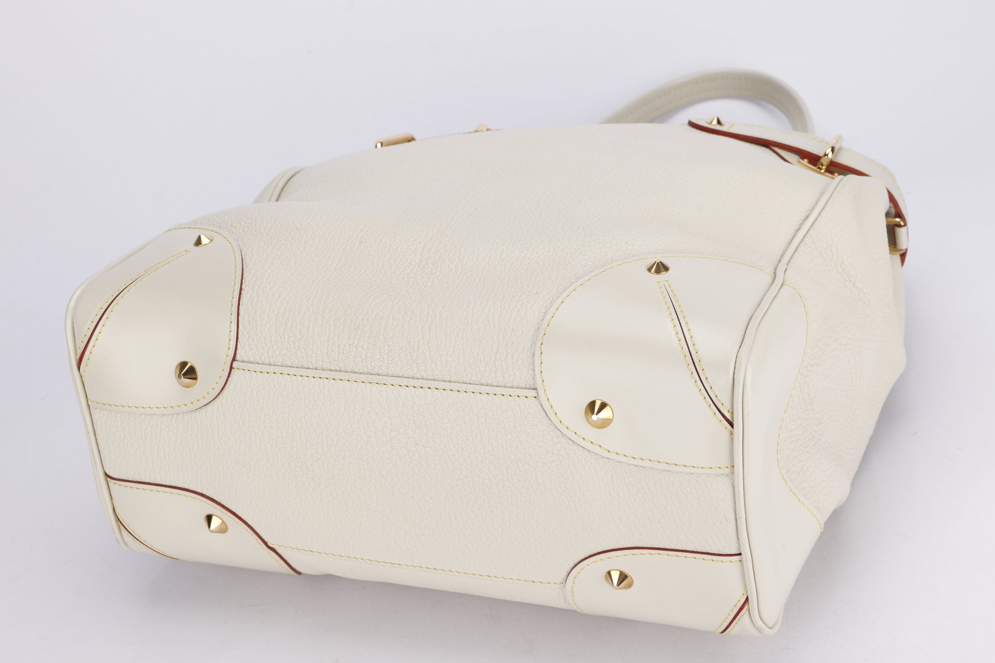 LOUIS VUITTON LE MAJESTUEUX BLANC COLOR SUHALI LEATHER ( ), WITH DUST COVER Handbag