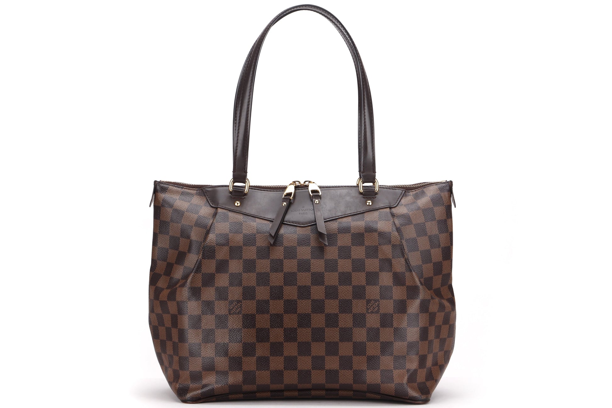 LOUIS VUITTON WESTMINSTER ( ) GM SIZE DAMIER EBÈNE, WITH DUST COVER Handbag