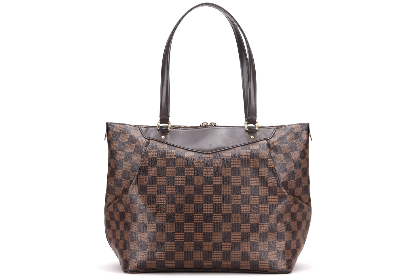LOUIS VUITTON WESTMINSTER ( ) GM SIZE DAMIER EBÈNE, WITH DUST COVER Handbag