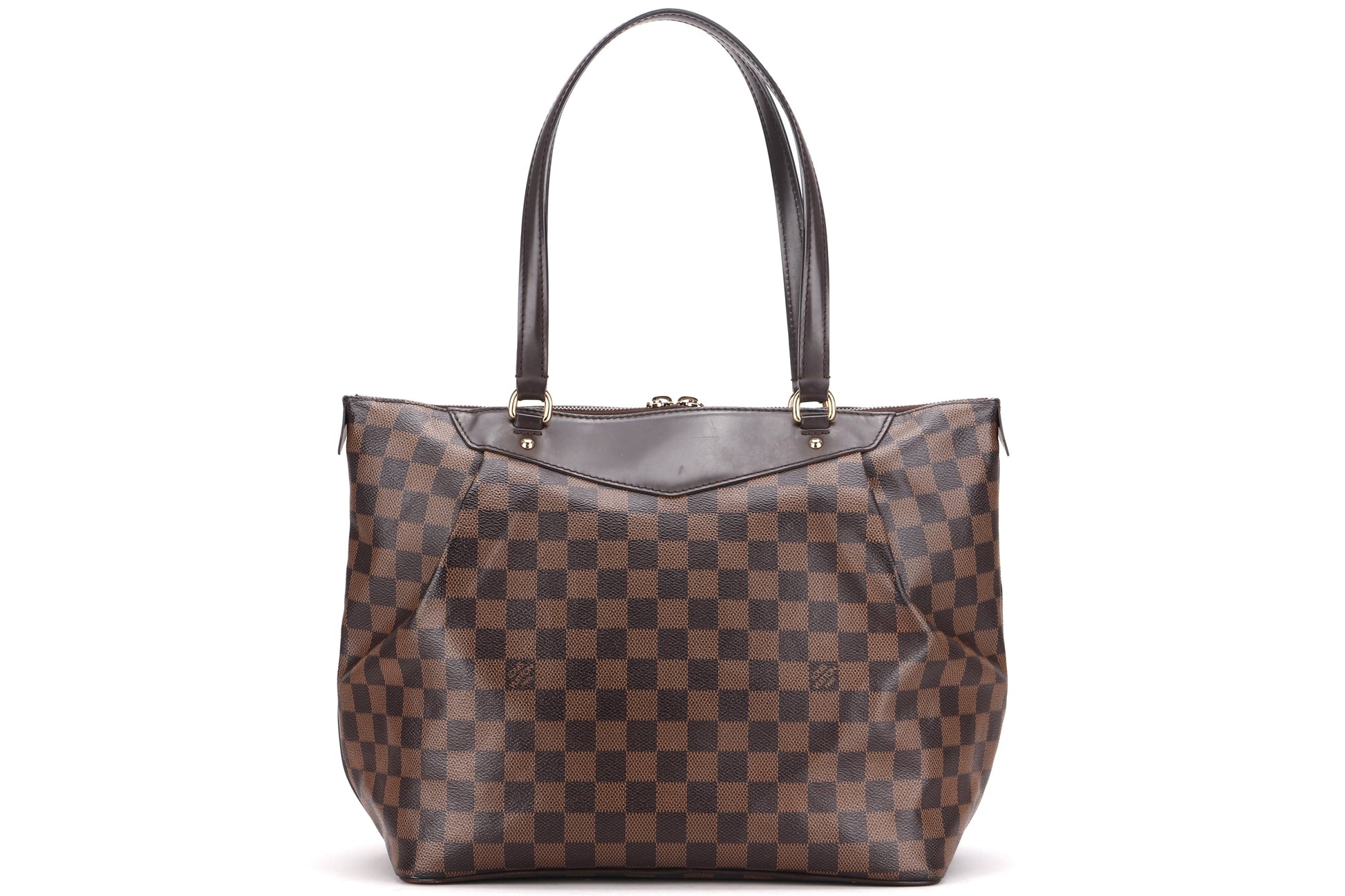 LOUIS VUITTON WESTMINSTER ( ) GM SIZE DAMIER EBÈNE, WITH DUST COVER Handbag
