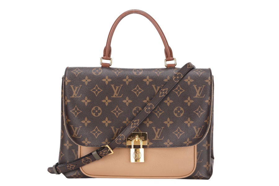 LOUIS VUITTON MARIGNAN MESSENGER BAG ( ) MONOGRAM CANVAS GOLD HARDWARE, WITH STRAP, NO DUST COVER
