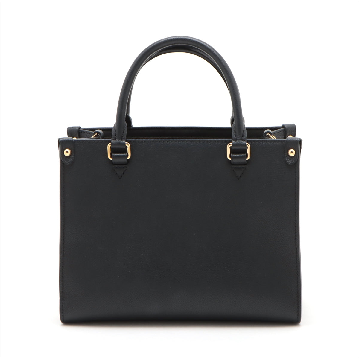 Louis Vuitton Black Smooth Grained Calfskin Leather Lock Go Clearance Sale