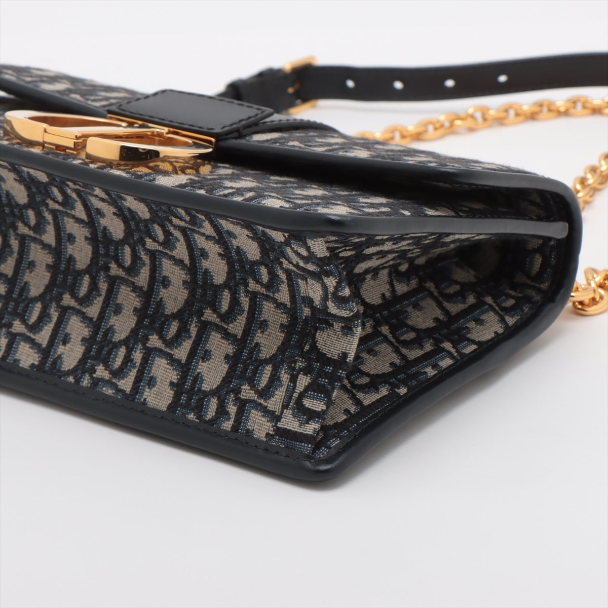 Christian Dior Blue Dior Oblique Jacquard 30 Montaigne Bag [Clearance Sale]
