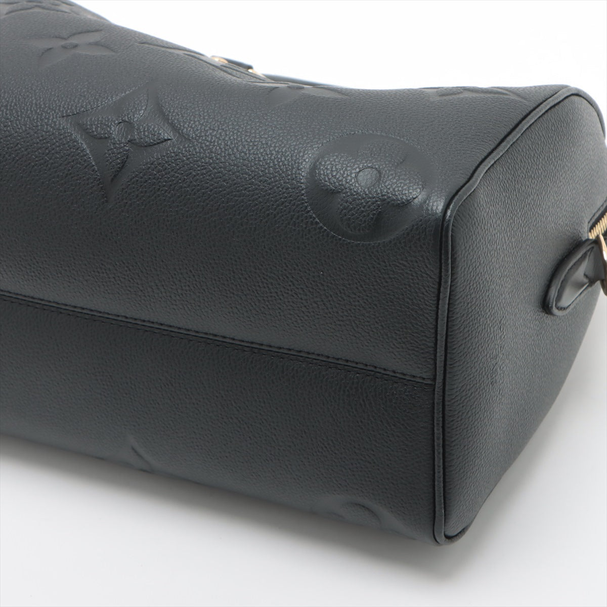 Louis Vuitton Noir Monogram Empreinte Leather Speedy bandouliere 25 Clearance Sale