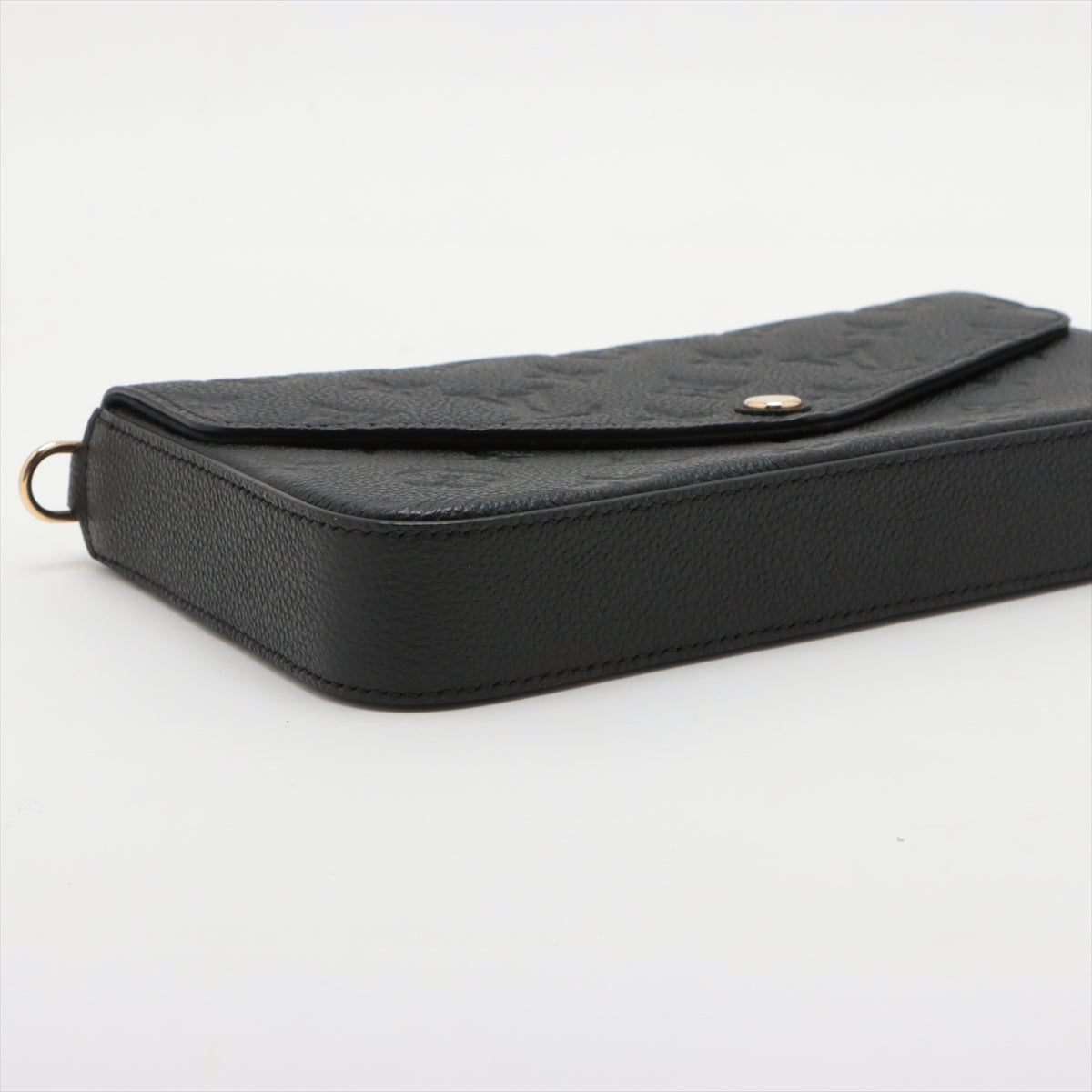 Louis Vuitton Noir Monogram Empreinte Leather Felicie Pochette Clearance Sale