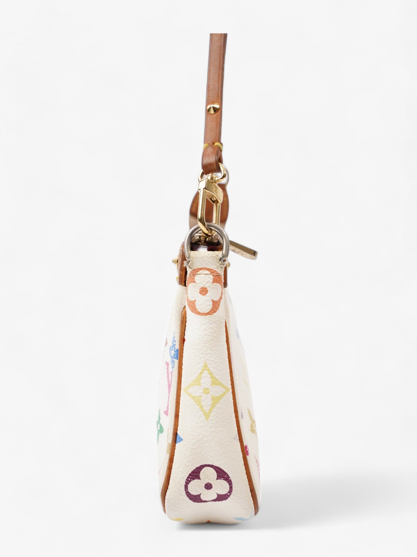Louis Vuitton Pochette Accessoires White / Multicolour Coated Canvas