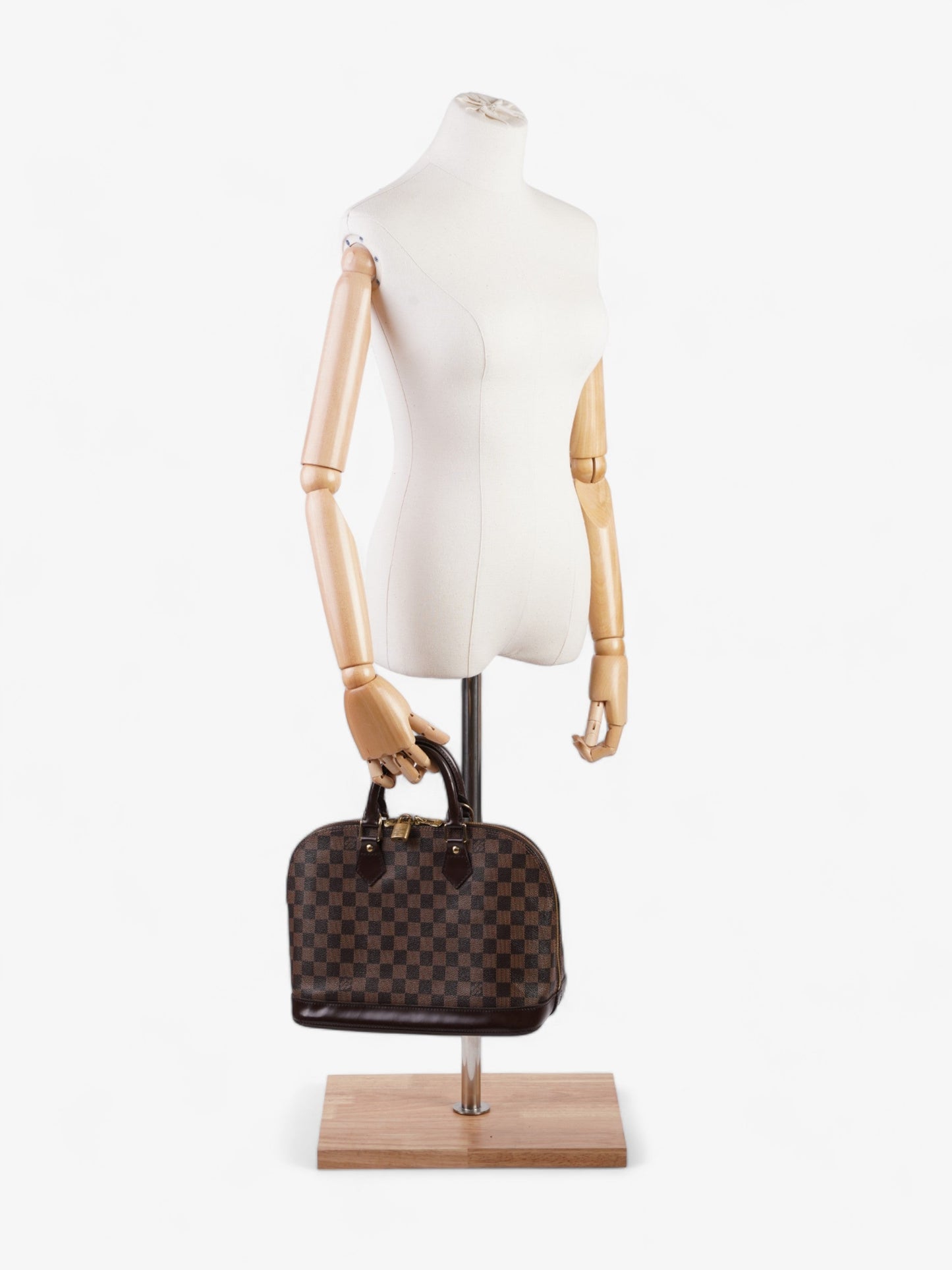 Louis Vuitton Alma Damier Ebene Coated Canvas PM