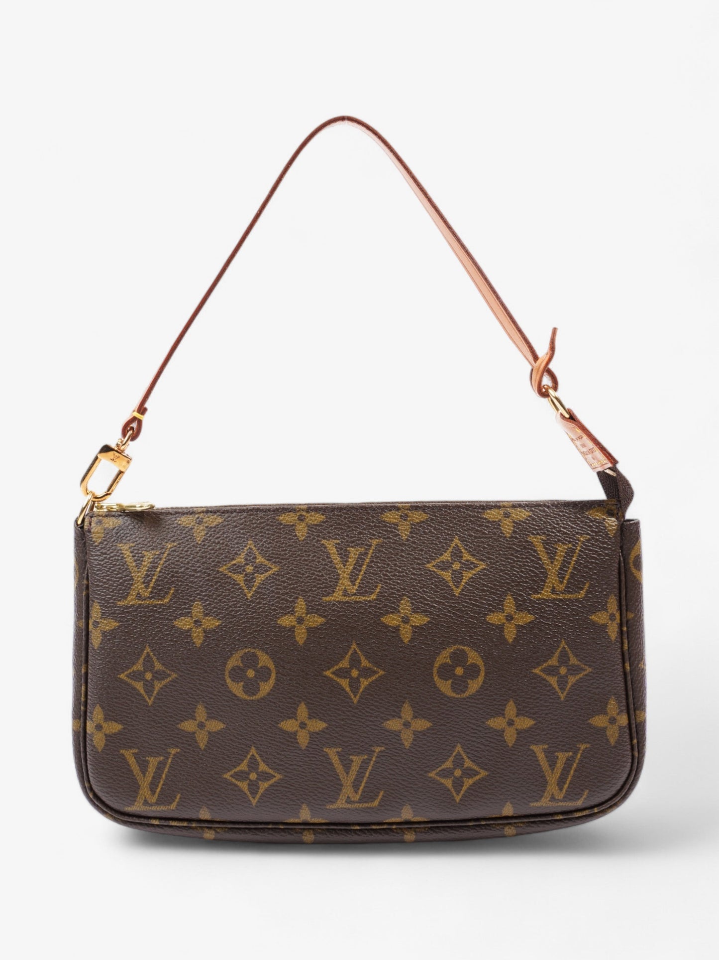  Louis Vuitton Mini Pochette Monogram Coated Canvas N/A