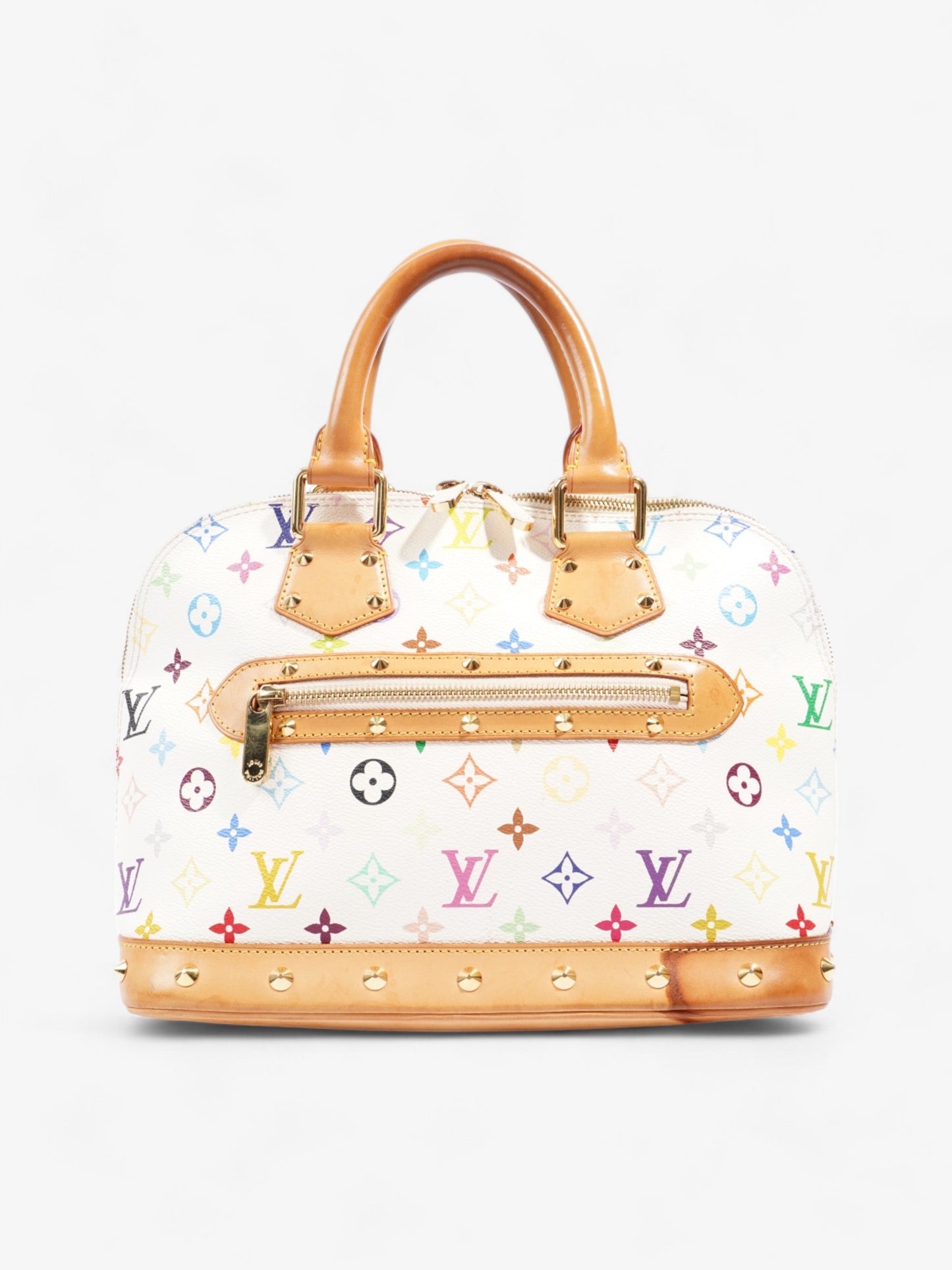 Louis Vuitton Alma White / Multicolour Canvas PM