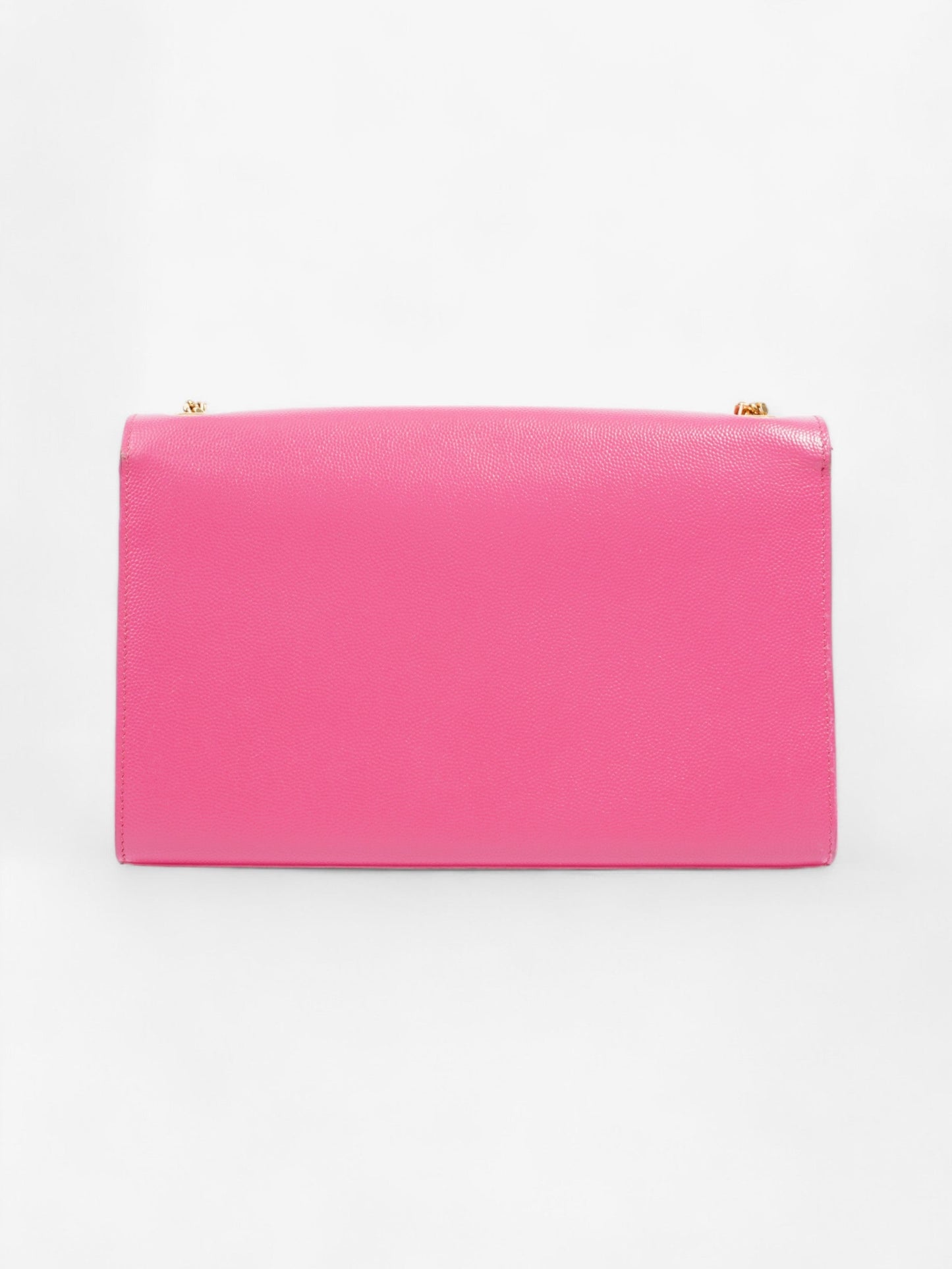 Saint Laurent Kate Neon Pink Grained Leather