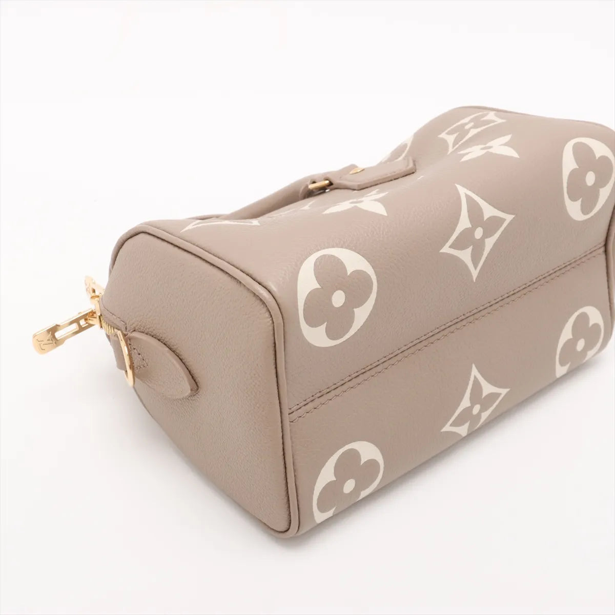 Louis Vuitton Creme BiColour Monogram Empreinte Leather Speedy 20 Clearance Sale