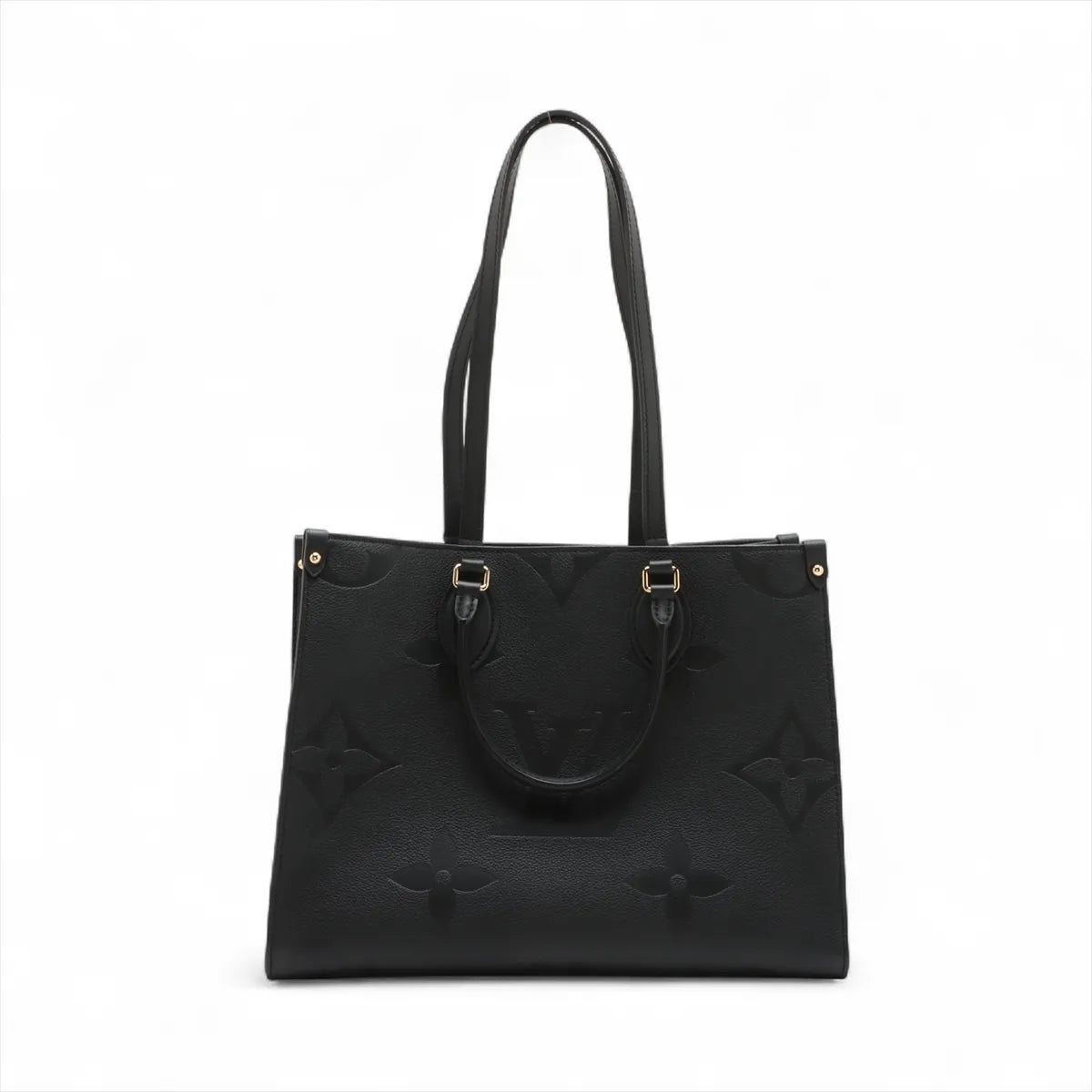 Louis Vuitton Black Monogram Empreinte Leather OnTheGo MM Clearance Sale
