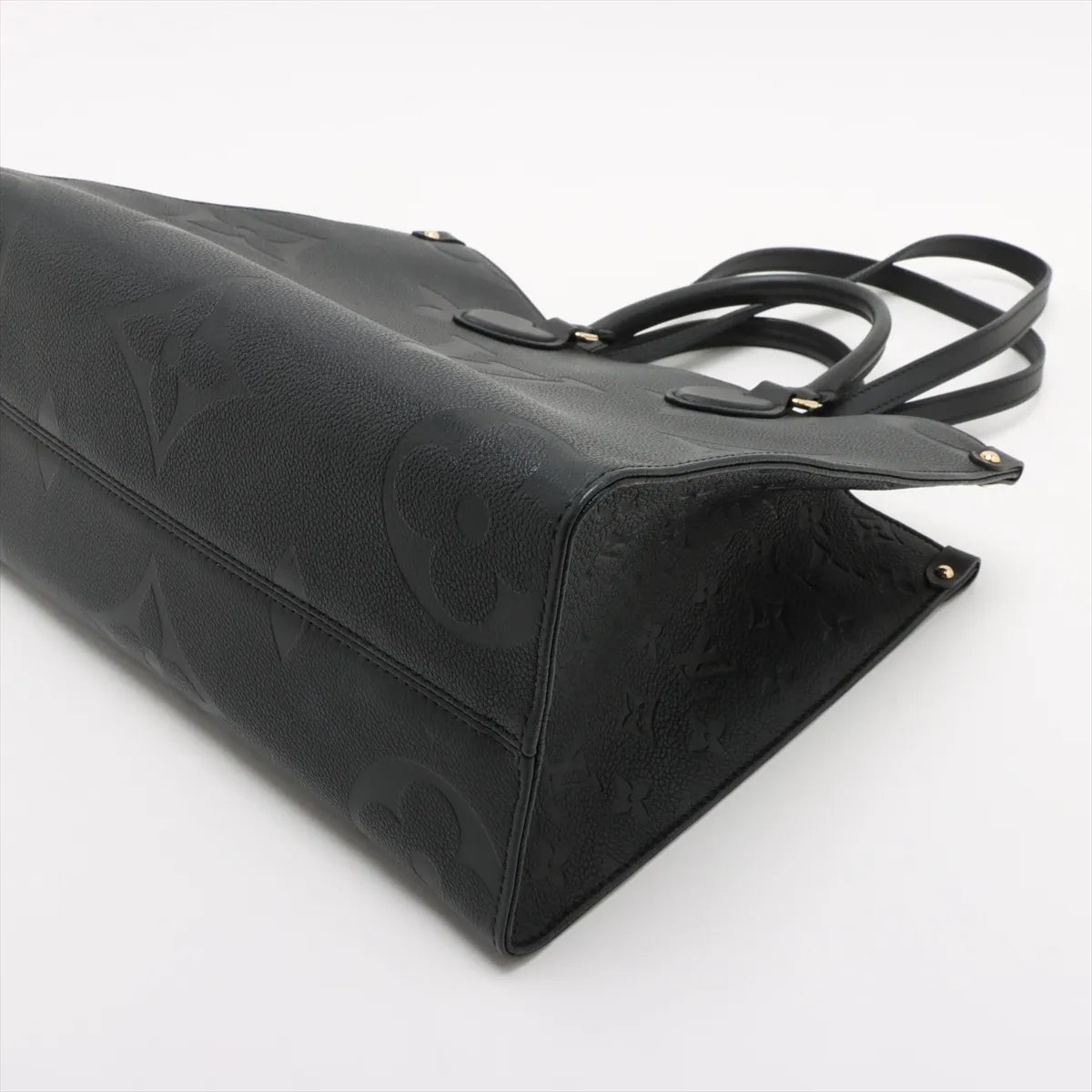 Louis Vuitton Black Monogram Empreinte Leather OnTheGo MM Clearance Sale