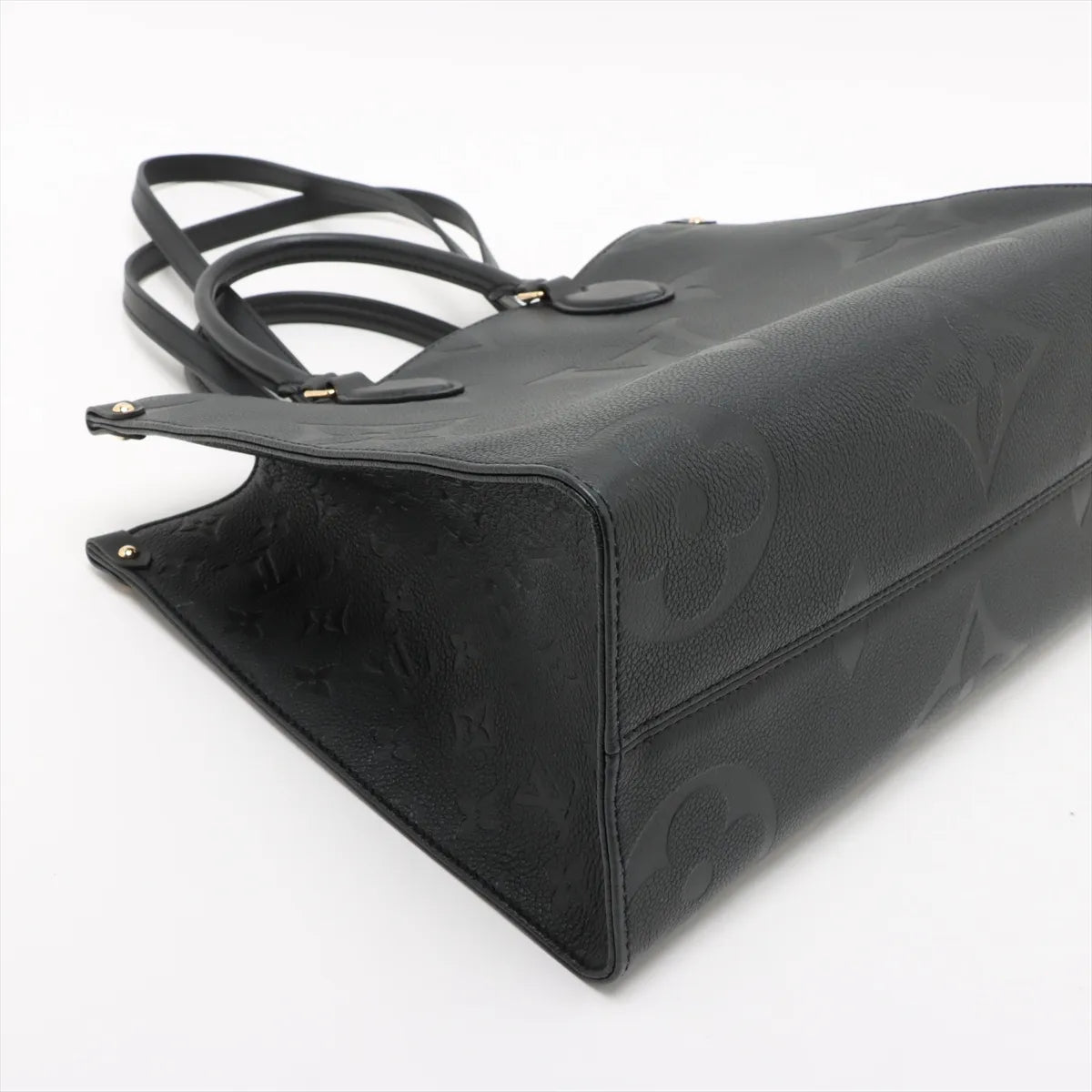 Louis Vuitton Black Monogram Empreinte Leather OnTheGo MM Clearance Sale