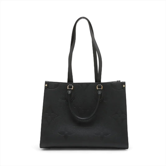 Louis Vuitton Black Monogram Empreinte Leather OnTheGo MM Clearance Sale