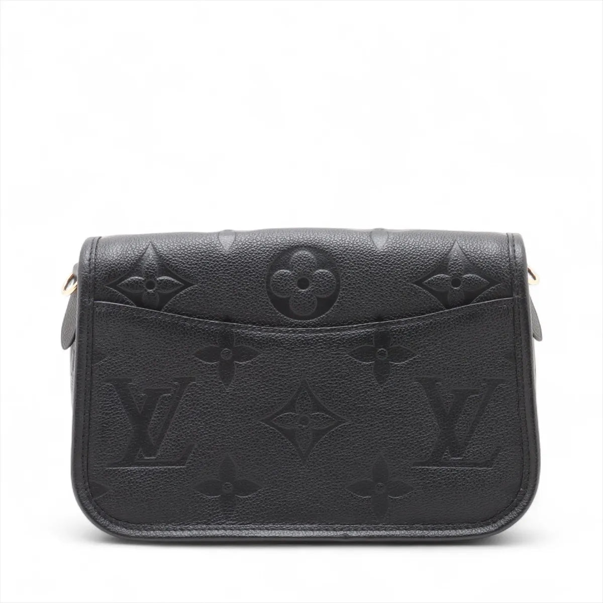 Louis Vuitton Black Monogram Empreinte Leather Diane Shoulder Bag Clearance Sale