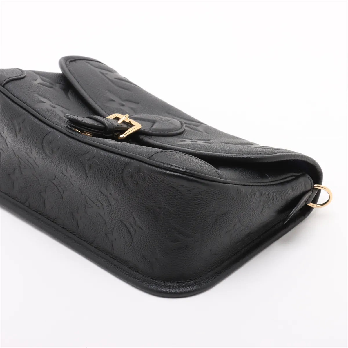 Louis Vuitton Black Monogram Empreinte Leather Diane Shoulder Bag Clearance Sale