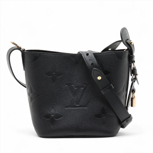 Louis Vuitton Black Monogram Empreinte Leather All in BB Clearance Sale