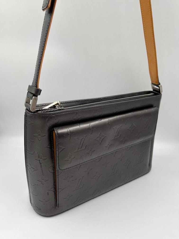 Louis Vuitton Mat Allston Handbag Monogram Vernis