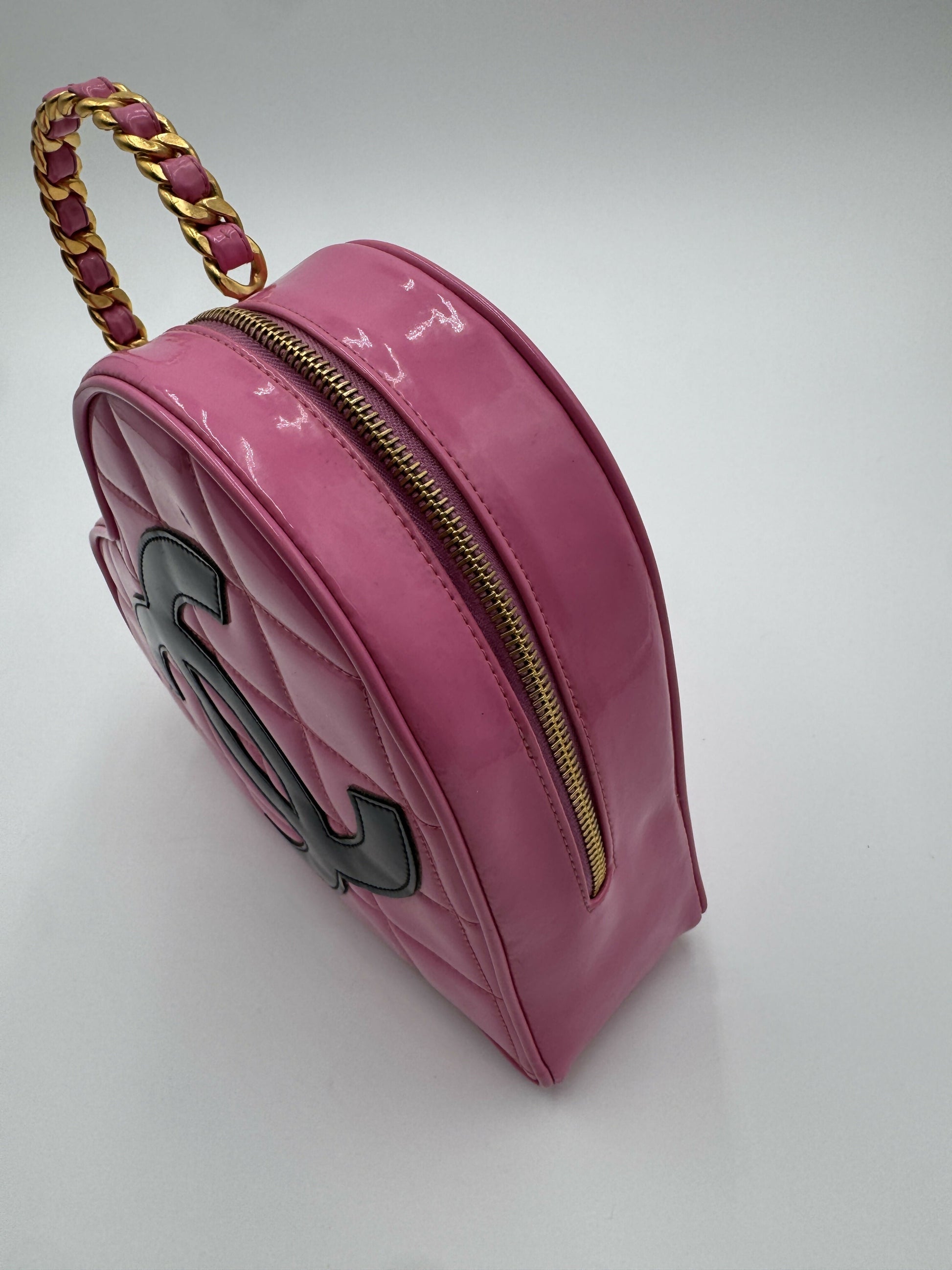 Chanel 1995 Barbie Pink Heart Vanity Bag