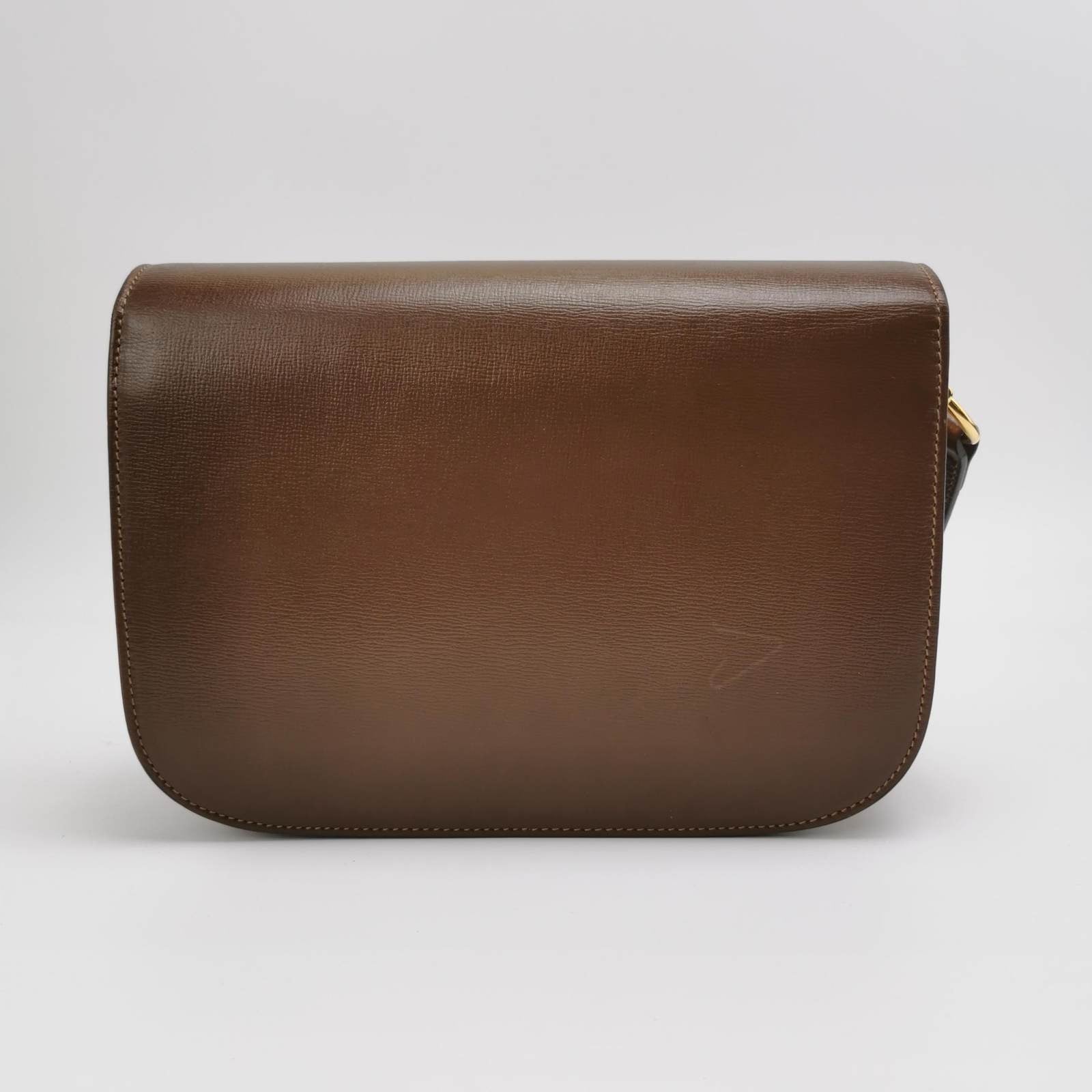 Gucci 1955 Horsebit Shoulder Bag Caramel Brown Small Leather