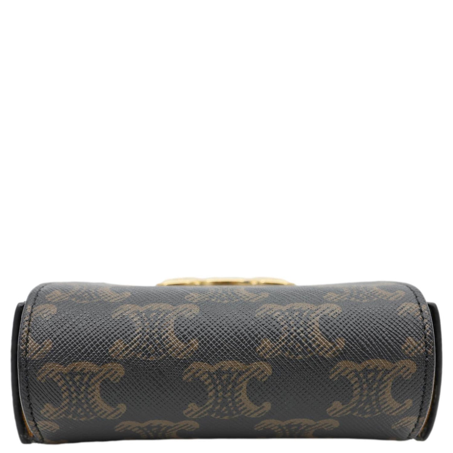 CELINE Triomphe Mini Canvas Shoulder Bag Brown