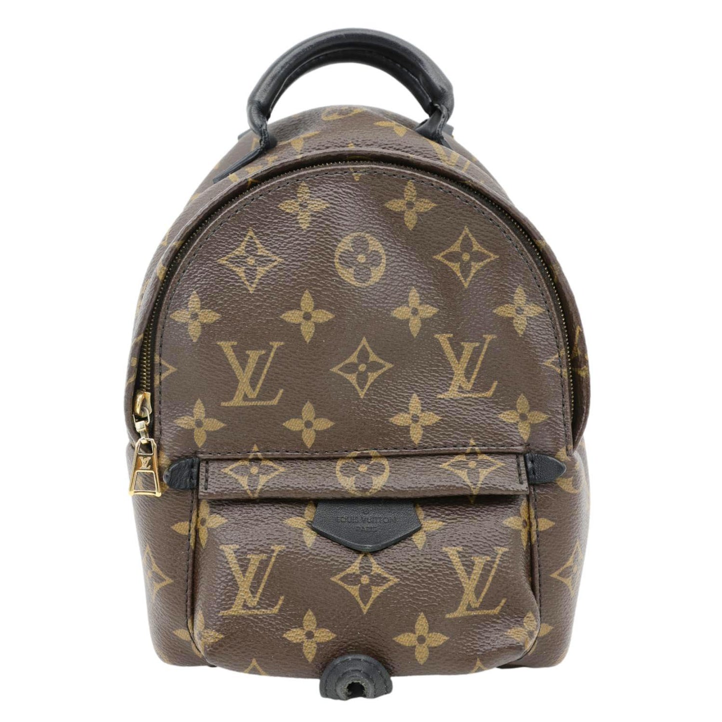 LOUIS VUITTON Palm Spring Mini Monogram Canvas Backpack Brown
