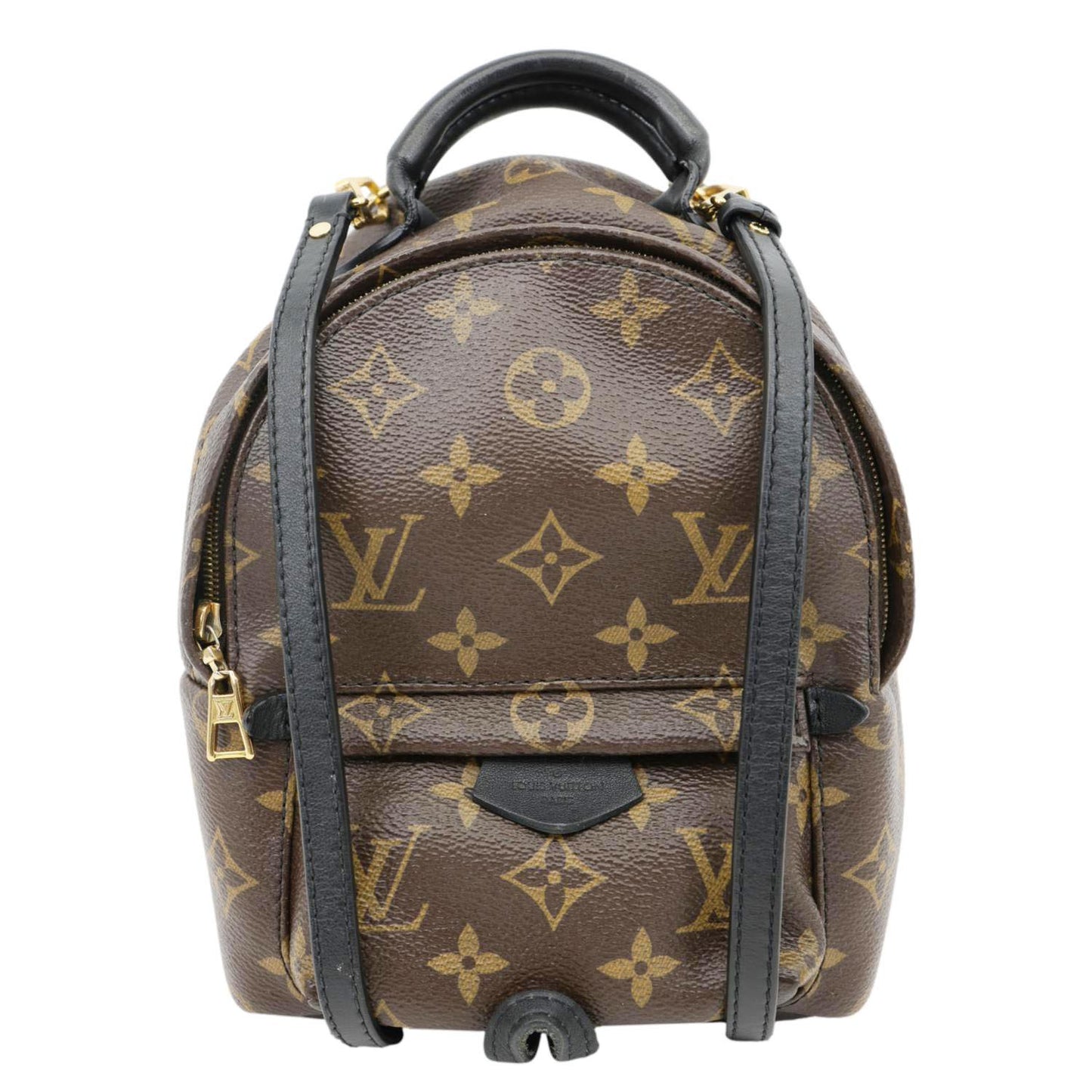 LOUIS VUITTON Palm Spring Mini Monogram Canvas Backpack Brown