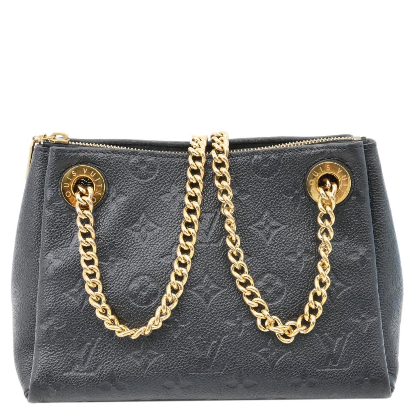 LOUIS VUITTON Surene BB Empreinte Leather Shoulder Bag Black