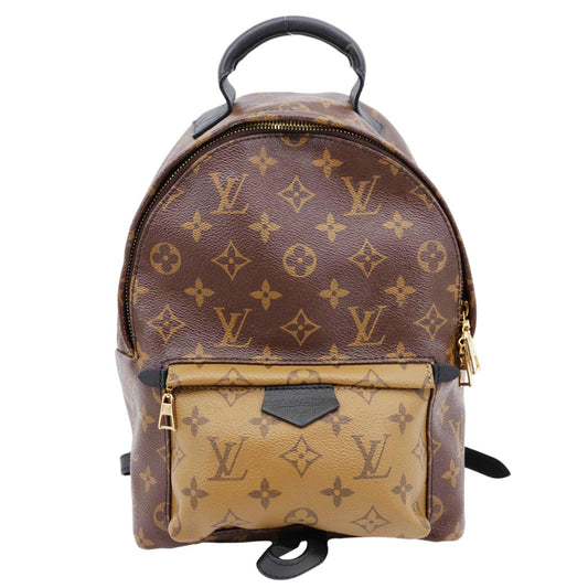 LOUIS VUITTON Palm Springs PM Monogram Reverse Canvas Backpack Brown