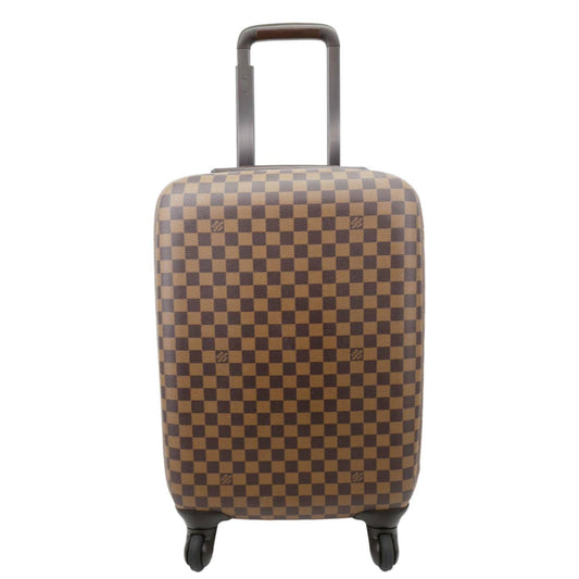 LOUIS VUITTON Zephyr 55 Damier Ebene Rolling Suitcase Luggage Brown
