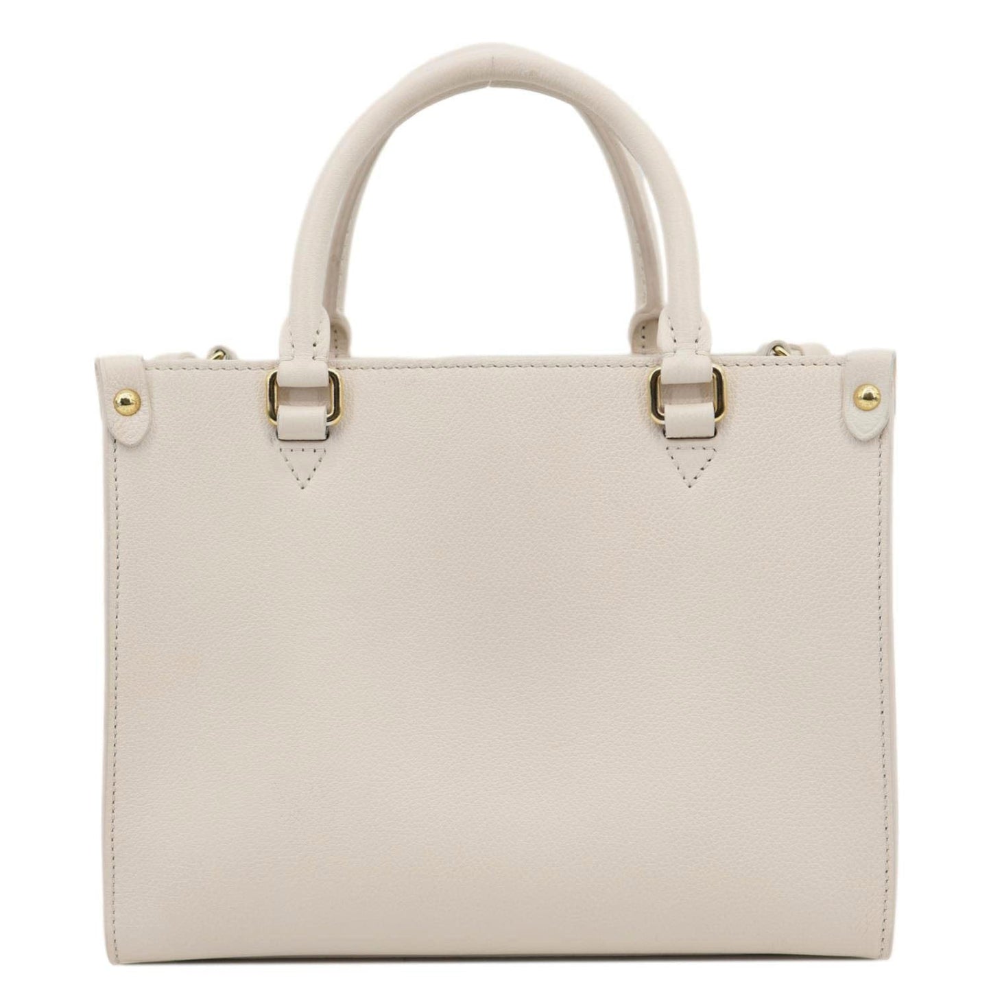 LOUIS VUITTON Lock Go Grained Calf Leather Shoulder Bag Quartz