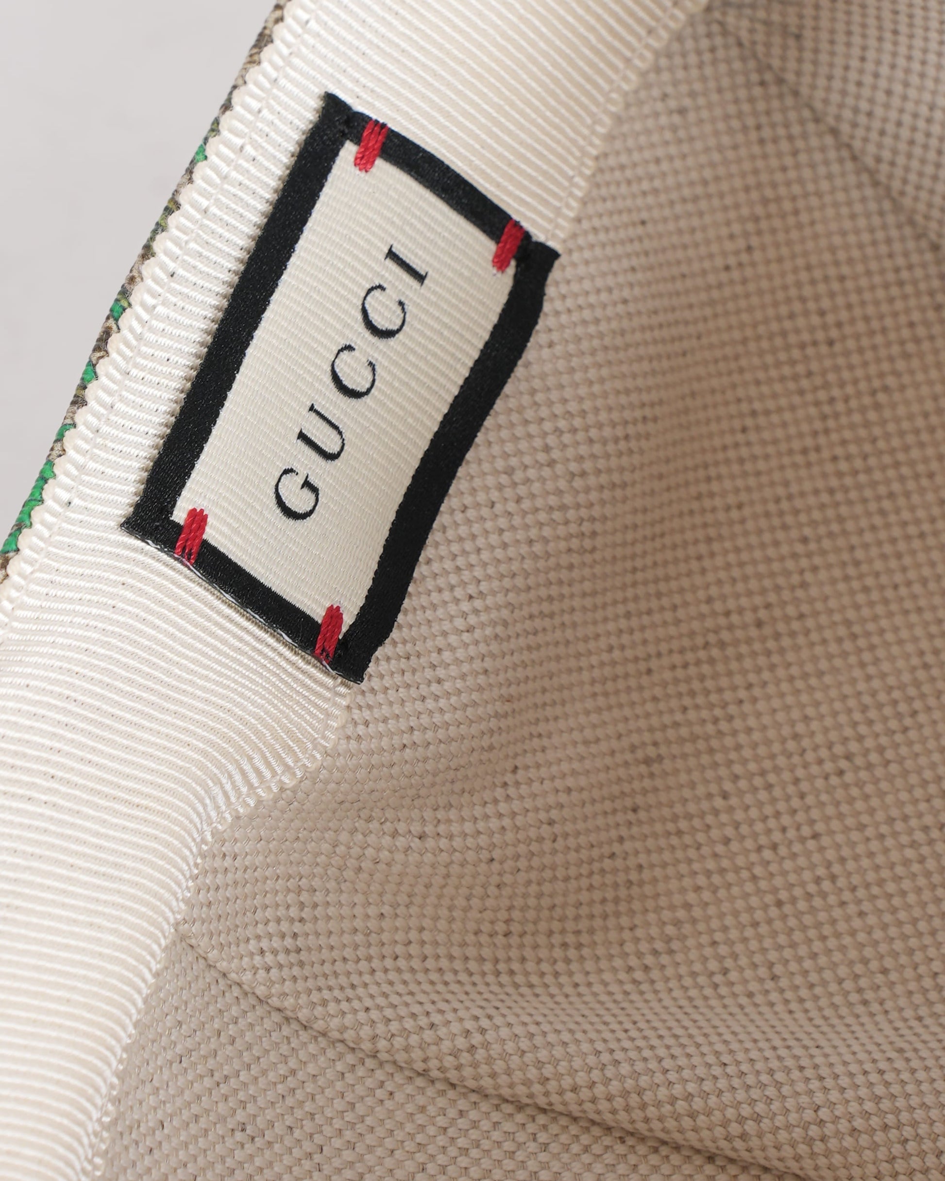 Gucci Lou Leather Canvas Handbag