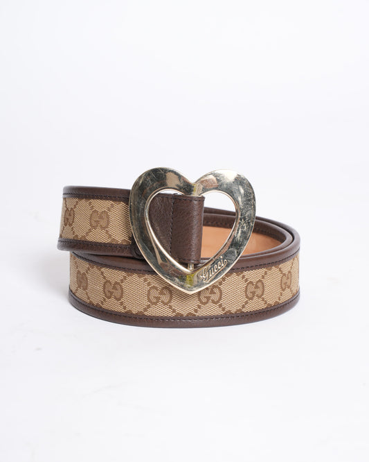 Gucci Lou Monogram Leather Canvas Handbag