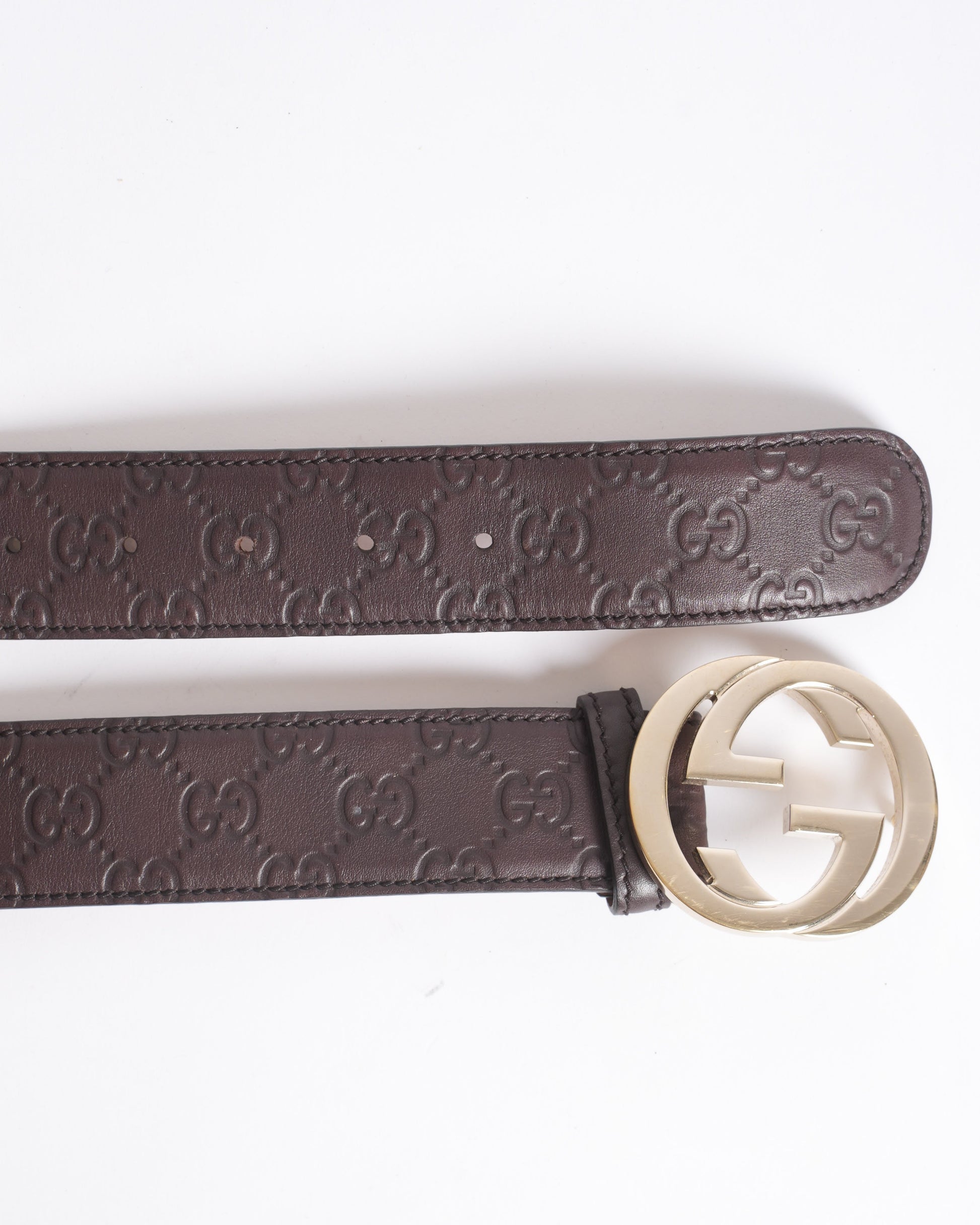 Gucci Lou Monogram Leather Handbag