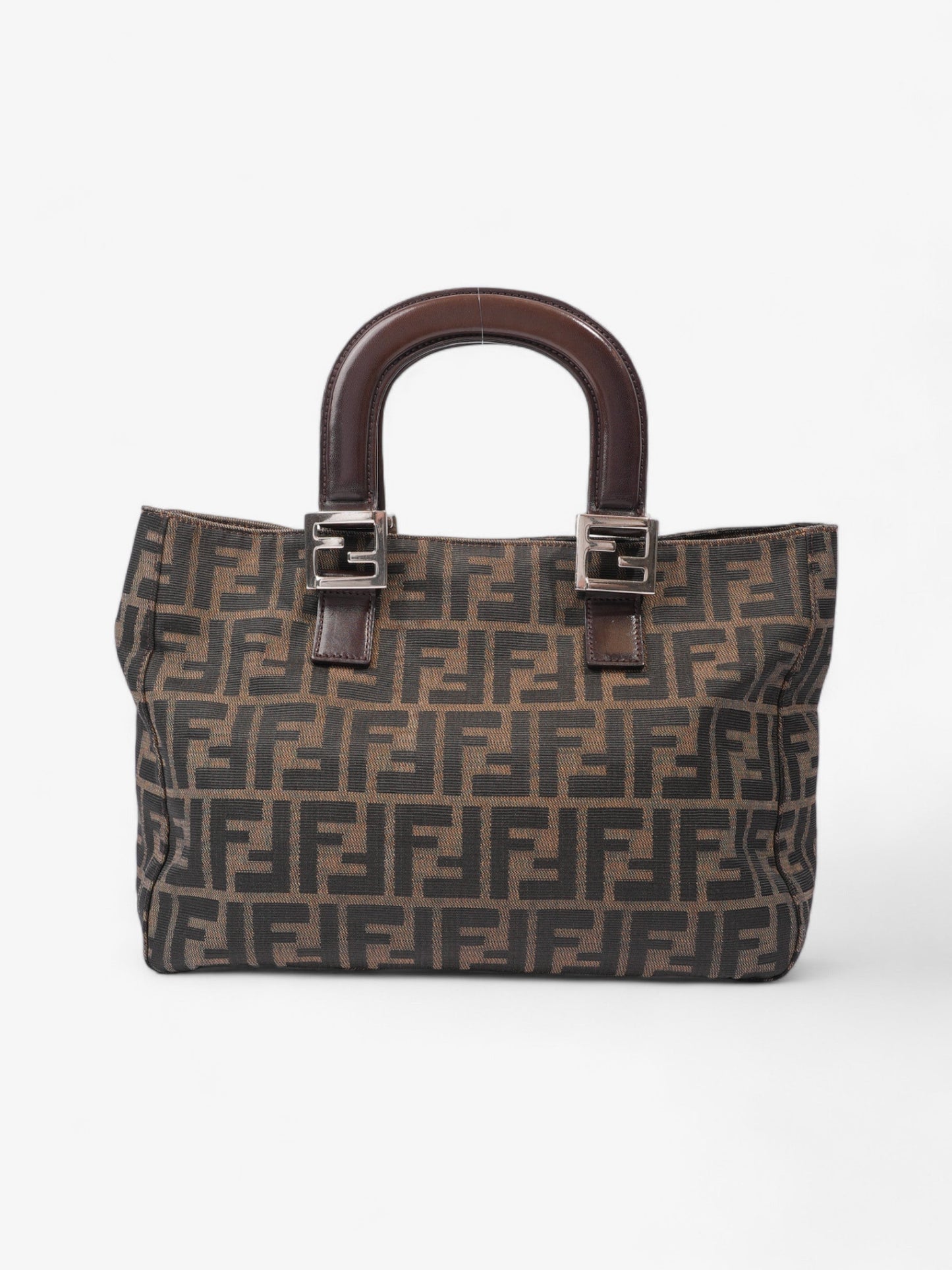 Fendi Zucchino Baguette Zucca / Black Canvas